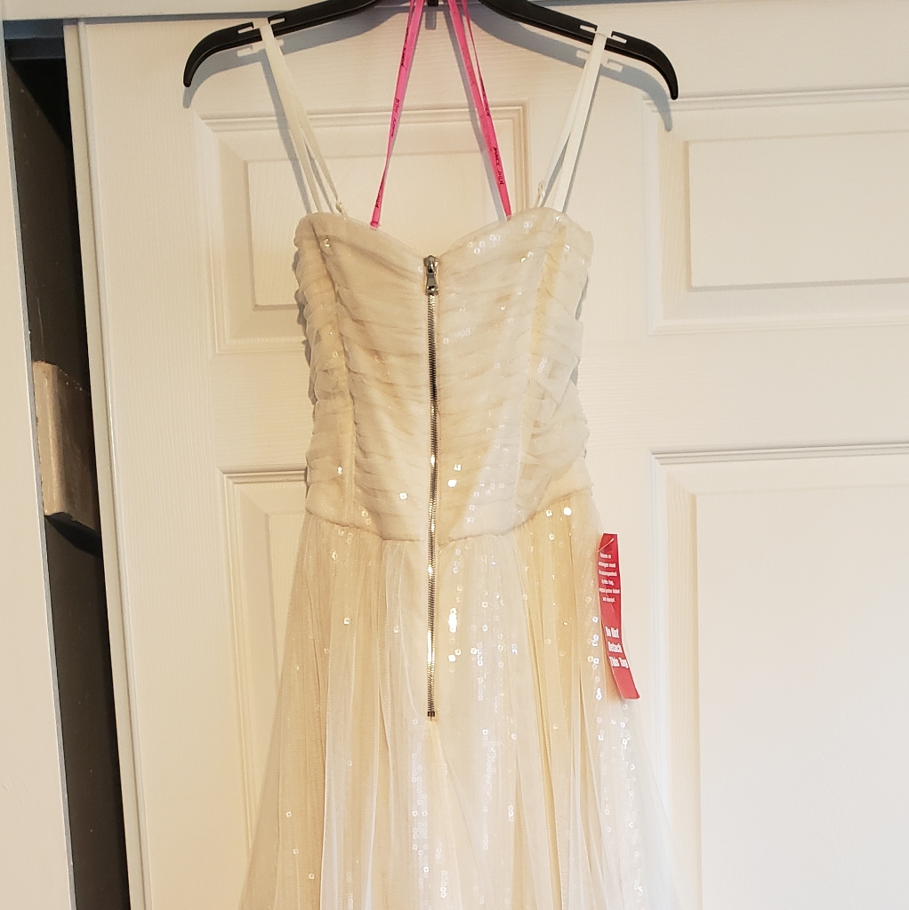 Beautiful Ivory Sequins Dress